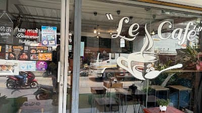 Interior of Le Cafe in