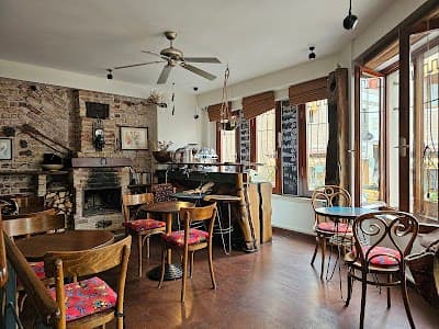 Interior of Mitara Cafe & Art in Fatih/İstanbul