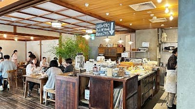 Interior of Bricolage bread & co. in Roppongi