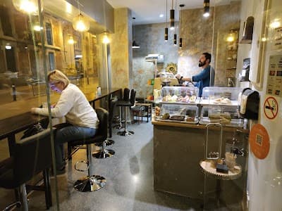 Interior of Sole Mio in Madrid
