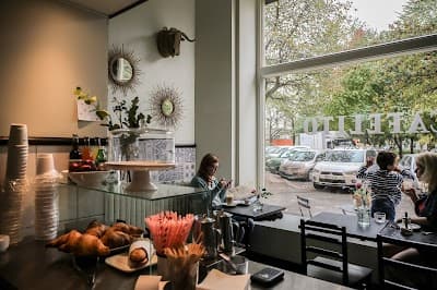 Interior of Cafelito in Helsinki