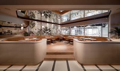 Interior of M One Cafe SKM Xinyi A11 in Songshou Rd