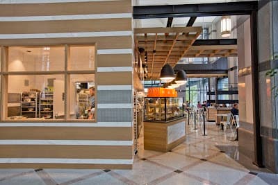Interior of 49th Parallel Café & Lucky's Doughnuts - Thurlow in BC V6E 4G2