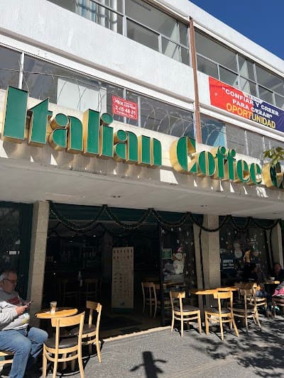 Interior of The Italian Coffee Company in Pue.
