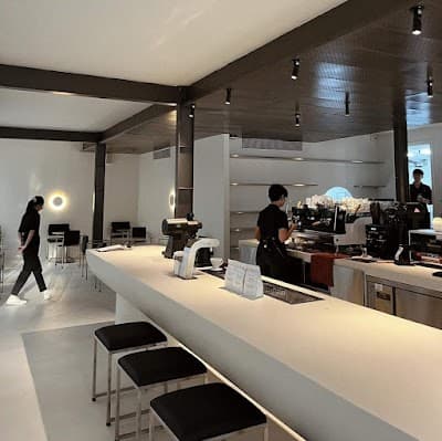 Interior of Bosgaurus Coffee Roasters- The Opera House in Hồ Chí Minh