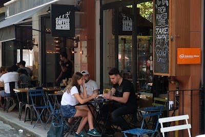 Interior of Coffee Sapiens in Beyoğlu/İstanbul