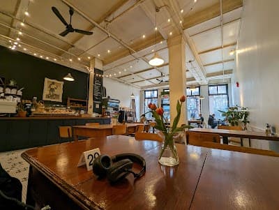 Interior of Nelson the Seagull Cafe | Sourdough Baked Daily in BC V6B 2J4