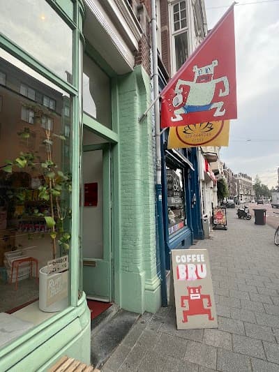 Interior of Coffee Bru in AH Amsterdam