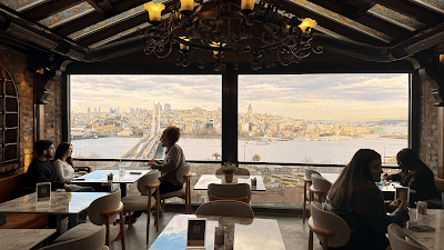Interior of The Haliç Bosphorus Cafe in Fatih/İstanbul
