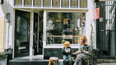 Interior of Good Beans in JA Amsterdam