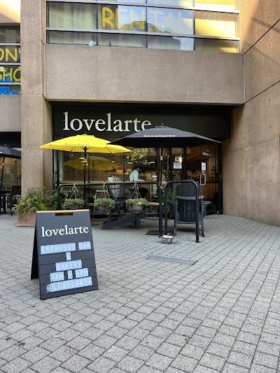 Interior of lovelarte in BC V6B 0H3