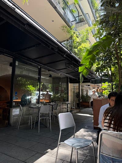 Interior of Buna - Café Rico in CDMX