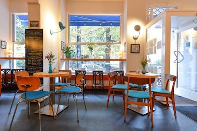 Interior of Café Fleury in Berlin