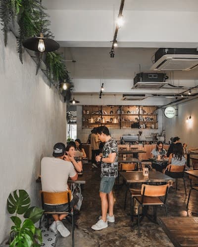 Interior of Urban Daybreak Cafe @ Bangsar in Wilayah Persekutuan Kuala Lumpur