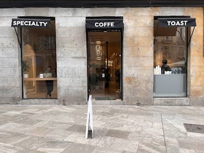 Interior of Brutal Specialty Coffee in Madrid
