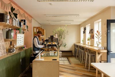 Interior of Kobean Coffee Roasters in Stockport SK4 4JA