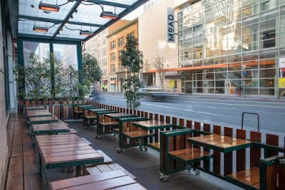 Interior of The Grove Restaurant & Bar in CA 94105