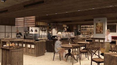 Interior of Tiengna Viennoiserie Sathorn in