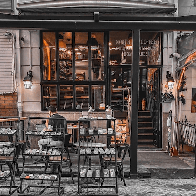 Interior of North Art Coffee & Breakfast in Fatih/İstanbul