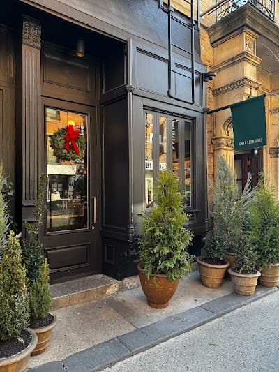 Interior of Café Leon Dore in NY 10012