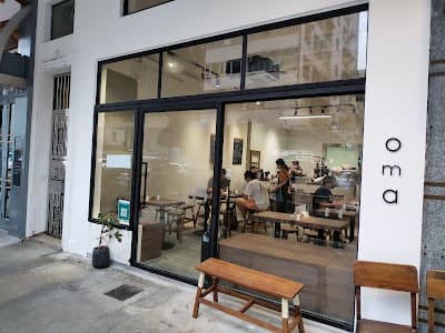 Interior of OMA Specialty Coffee in Tai Hang