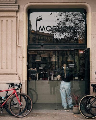 Interior of Morrow Coffee in Barcelona
