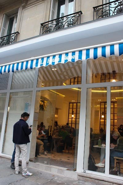 Interior of La Petite Bleue in Paris