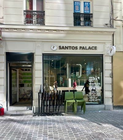 Interior of Santos Palace Shop Speciality coffee and tea in Bruxelles