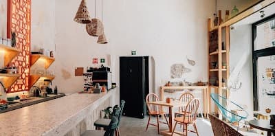 Interior of Clemente Specialty Coffee in Pue.