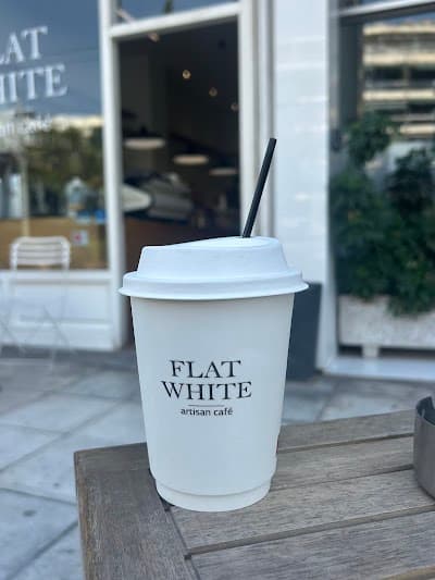 Flat White artisan cafe atmosphere