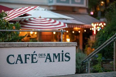 Interior of Café des Amis in Zürich