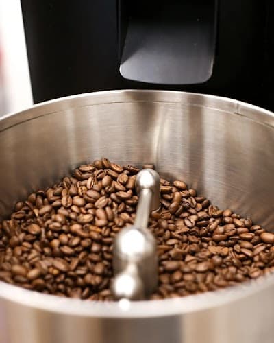 Interior of Swan Song Coffee Roasters in Salford M5 4DE