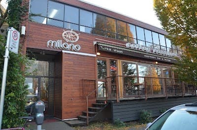 Interior of Milano Coffee Roasters in BC V5Y 1N2