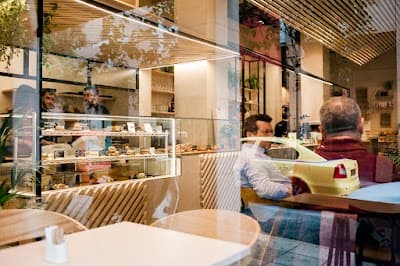 Interior of Cultivos coffee Exarchia in Athina 106 80