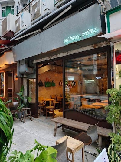Interior of Halfway Coffee (Ho Man Tin) in Soares Ave