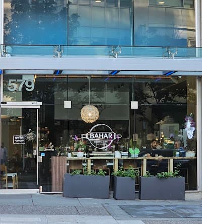 Interior of Bahar Bakery & Cafe in BC V6B 1A6
