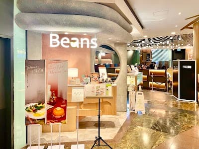 Interior of Beans cafe in Mong Kok