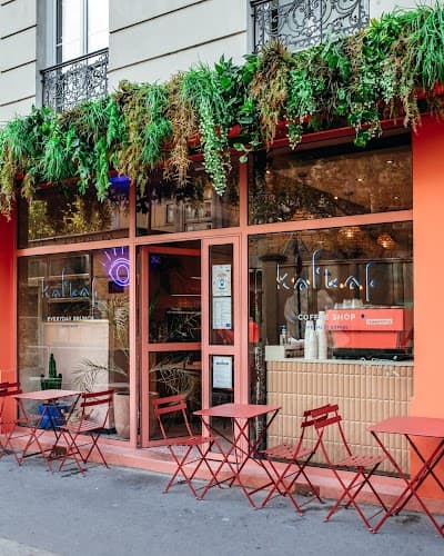 Interior of Kafkaf in Paris
