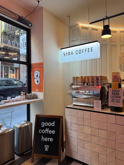 Interior of Syra Coffee - Sol in Madrid