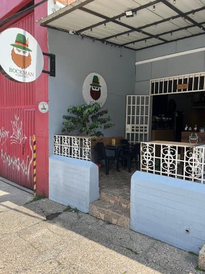 Interior of Bockman Coffee in Antioquia