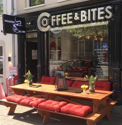 Interior of Coffee & Bites in DH Amsterdam