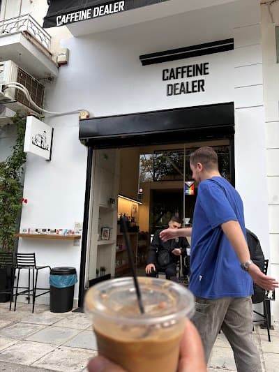 Interior of Caffeine Dealer (specialty coffee) in Athina 117 41