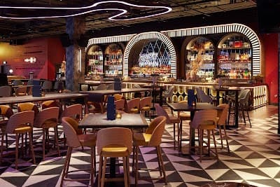 Interior of F1® Arcade London in London EC4M 9AF