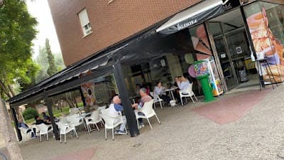 Interior of Versalles Heladeria Cafeteria in Murcia