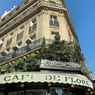 Interior of Café de Flore in Paris