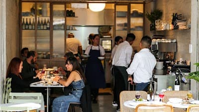 Interior of Cafe Milou in CDMX