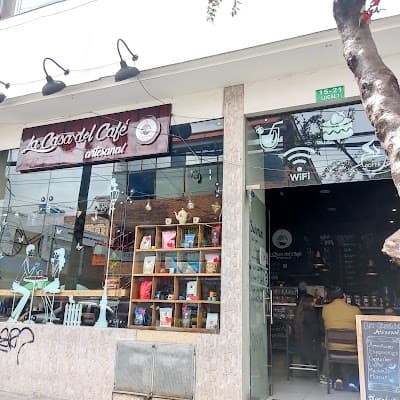 Interior of La Casa Del Café Artesanal in Bogotá