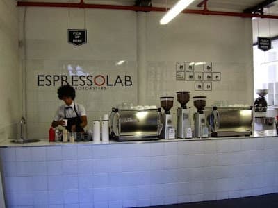 Interior of Espressolab Woodstock in
