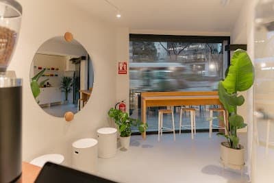 Interior of The Miners Coffee Josep Tarradellas in Barcelona