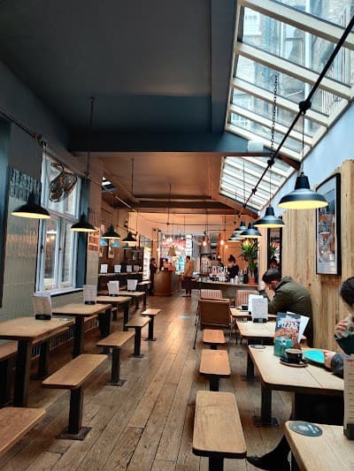 Interior of KOZZEE Cafe Soho | Brunch, Coffee & Desserts in London W1F 8ZF